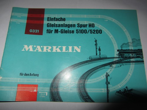 Märklin 0321 heft - h0, einfache